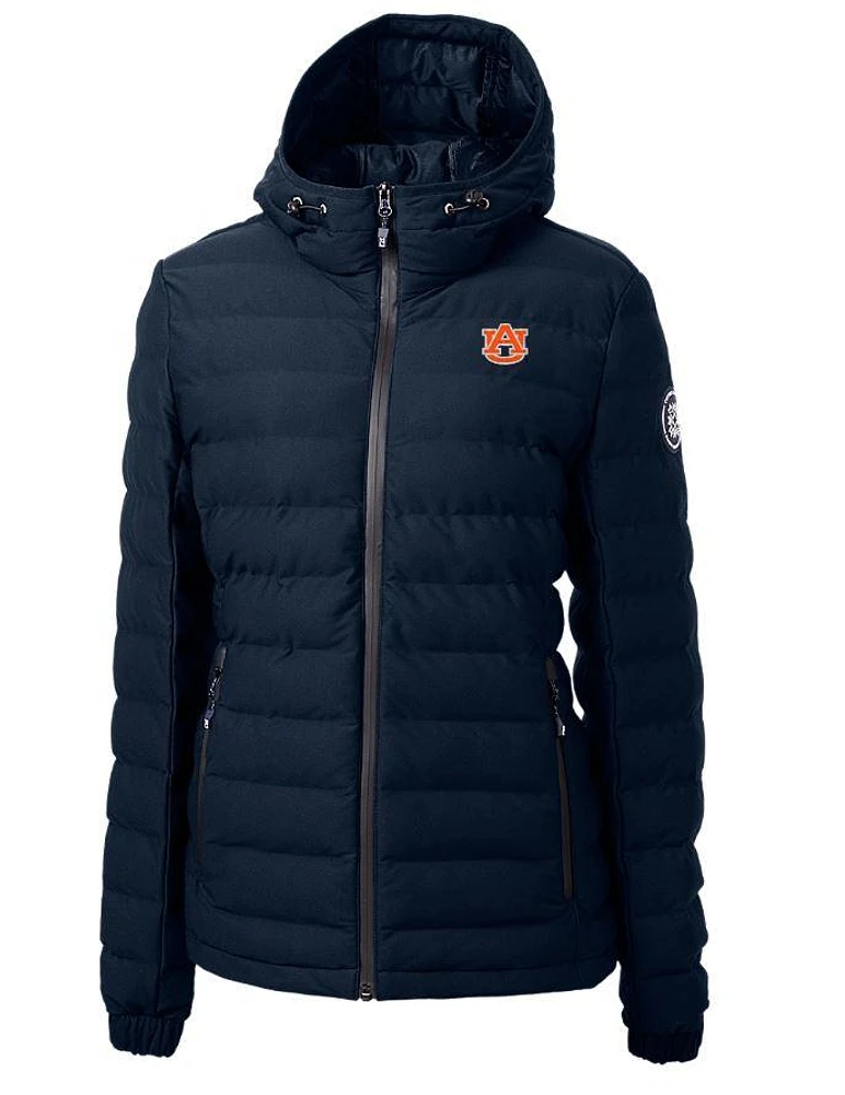 Auburn Cutter & Buck Women's Mission Ridge Repreve Puffer Jacket