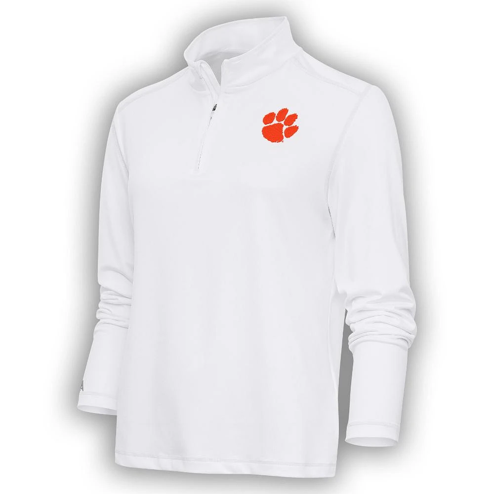 Clemson Antigua Women's Confront 1/4 Zip Pullover