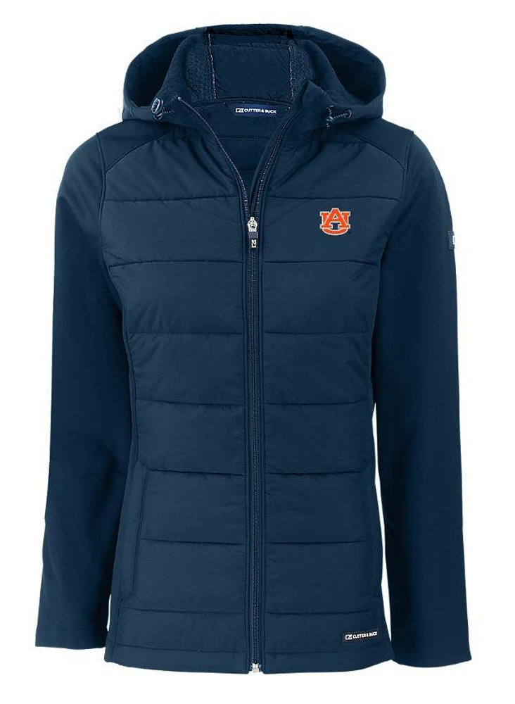 Auburn Cutter & Buck Women's Evoke Hybrid Jacket