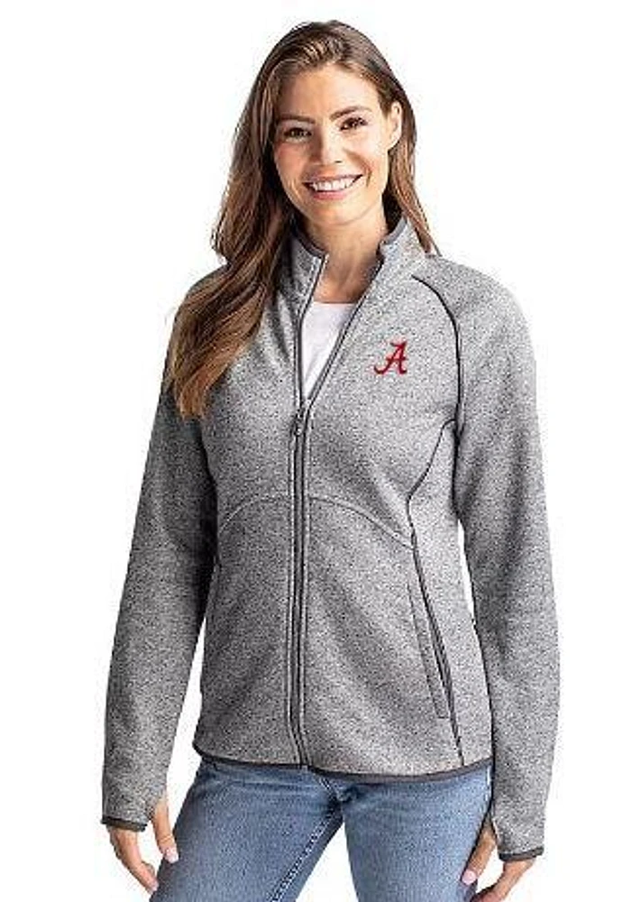 Alabama Cutter & Buck Women's Mainsail Sweater Knit Jacket