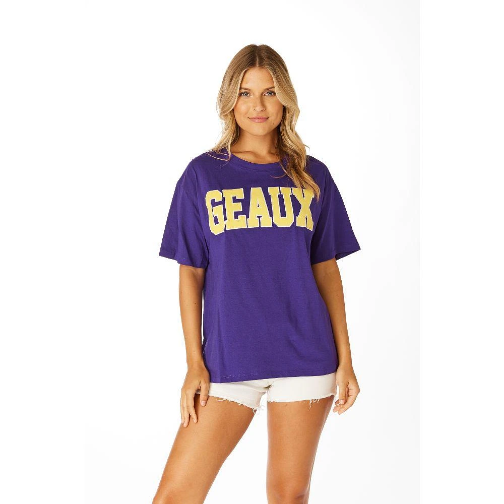 LSU Stewart Simmons Varsity Boyfriend Tee