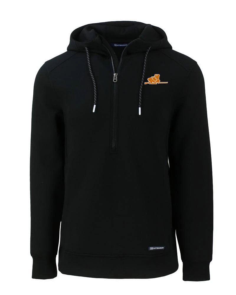 Tennessee Cutter & Buck Men's Rifleman Roam Eco Half Zip Pullover Hoodie