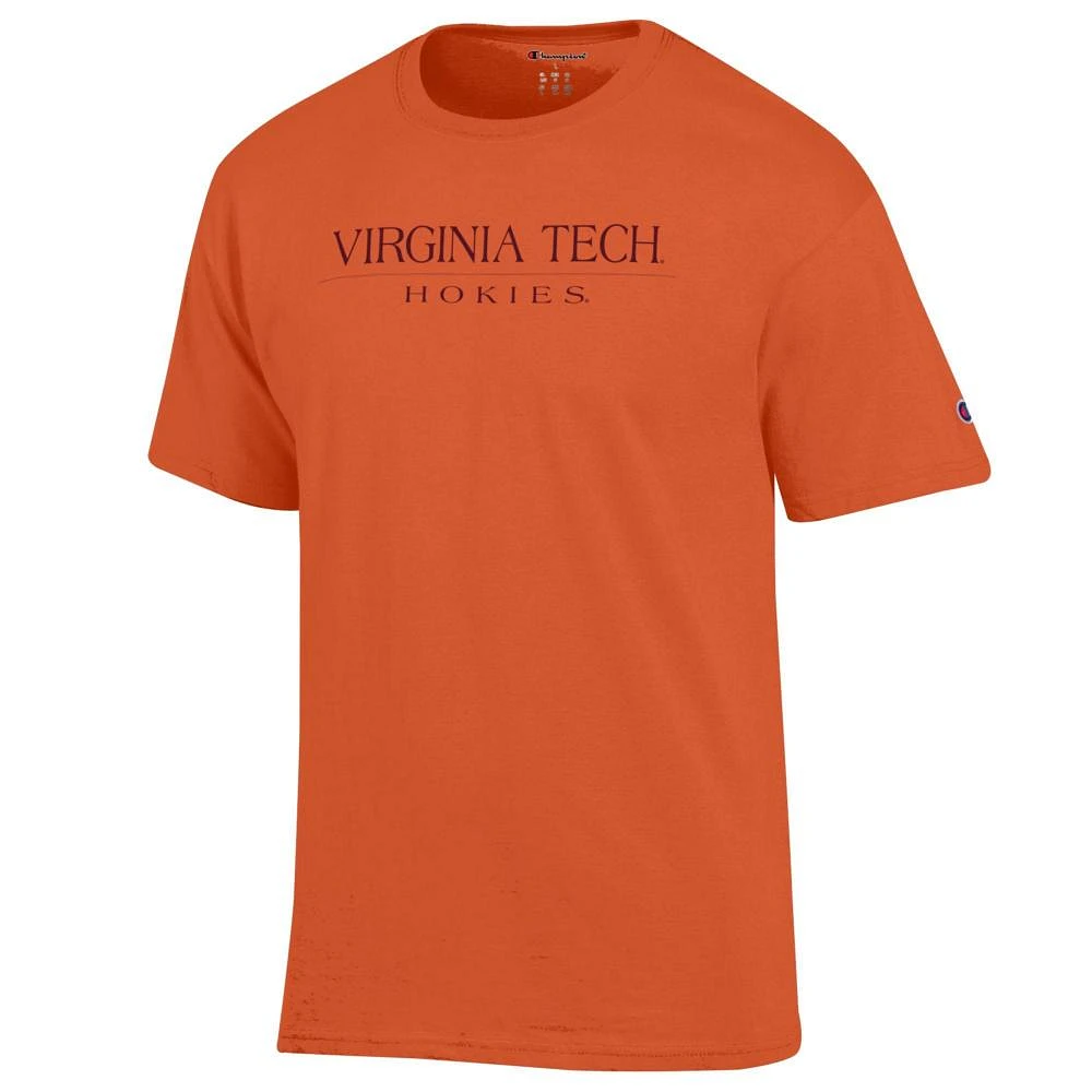Virginia Tech Champion Women's Straight Wordmark Tee