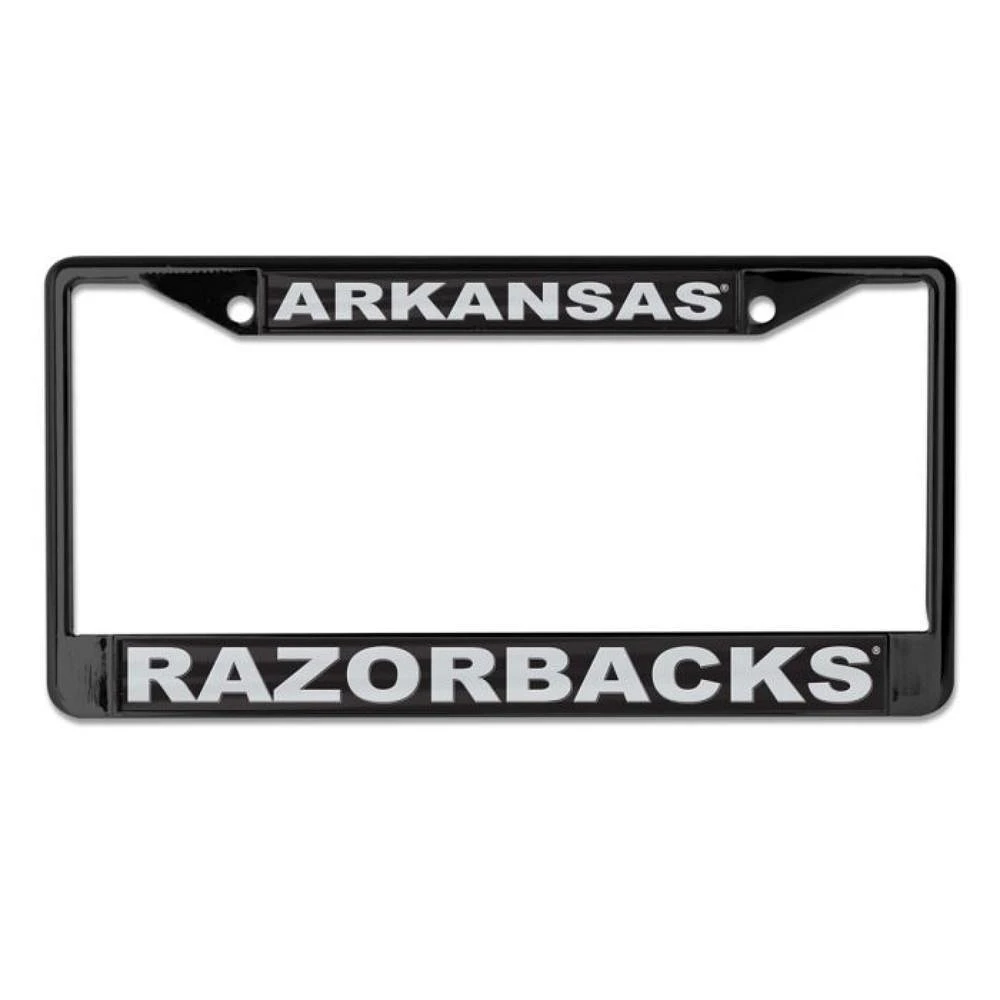 Arkansas Razorbacks Black License Plate Frame