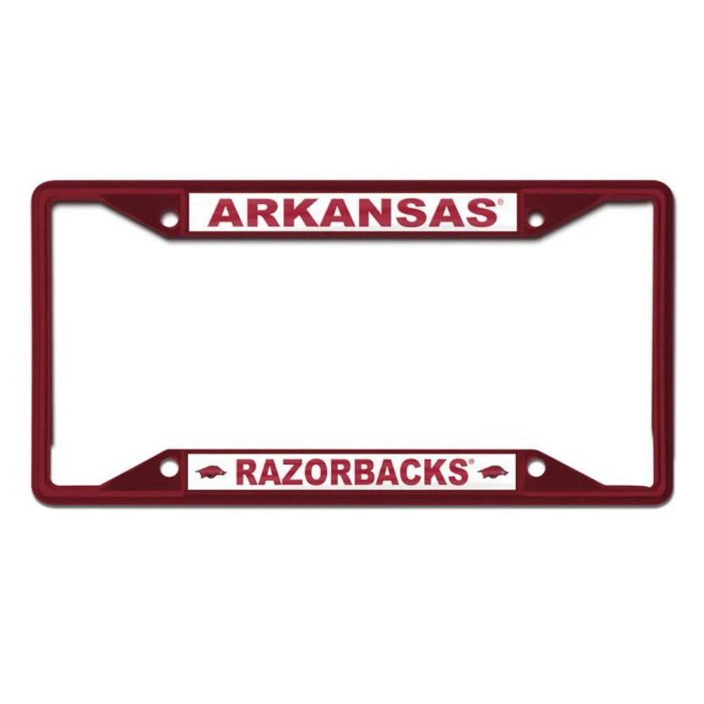 Arkansas Razorbacks Cardinal License Plate Frame