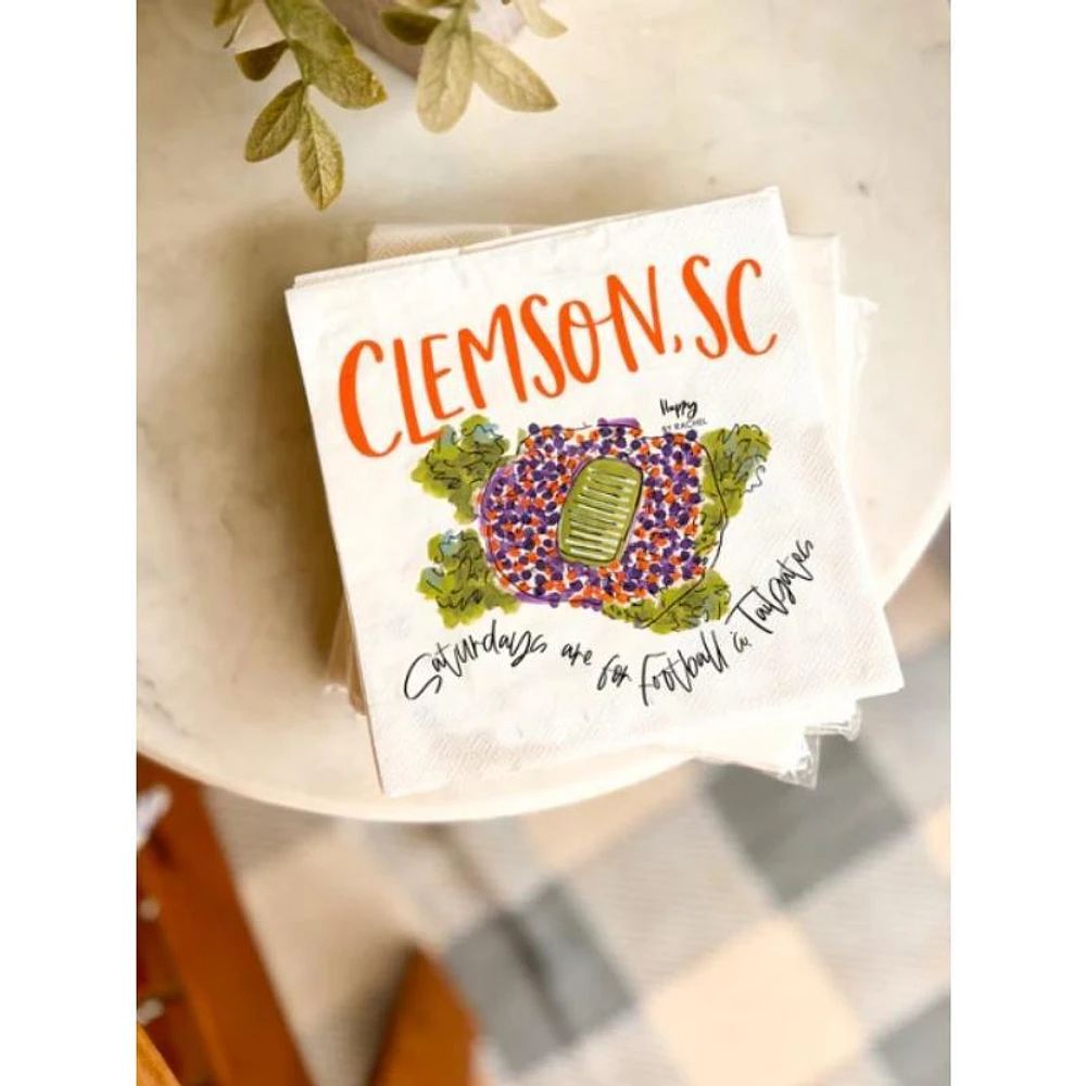 Clemson 20-Count Tailgate Napkins