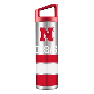 Nebraska Gametime Sidekicks 22oz Team Striped Bottle