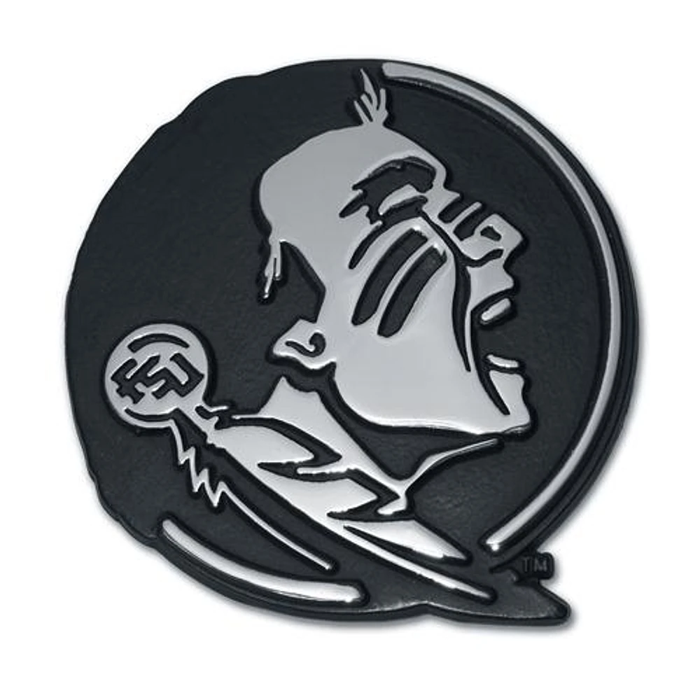Florida State Seminole Chrome Auto Emblem