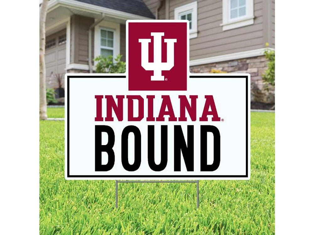 Indiana Bound Lawn Sign