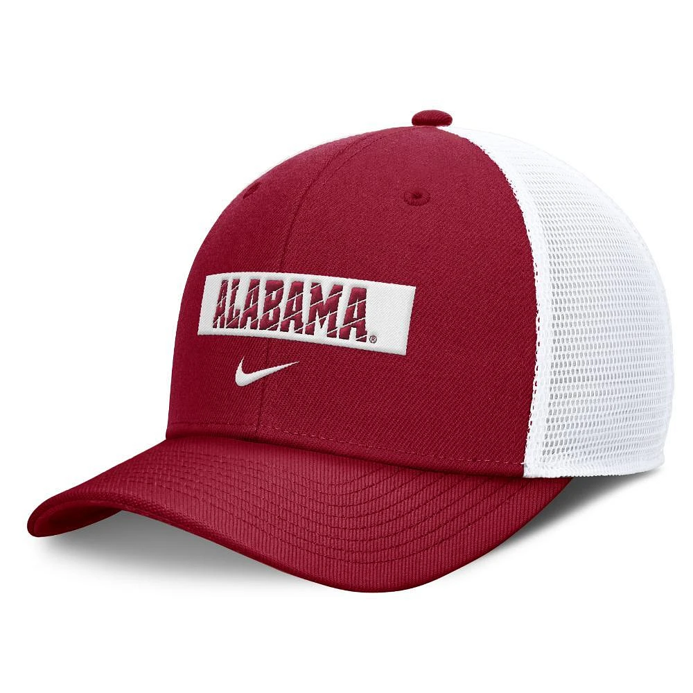 Alabama Nike Momentum Stripe Structured Trucker Cap