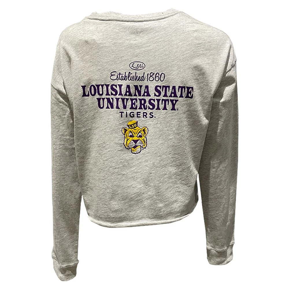 LSU League Women's Clothesline Cotton Long Sleeve Midi Tee