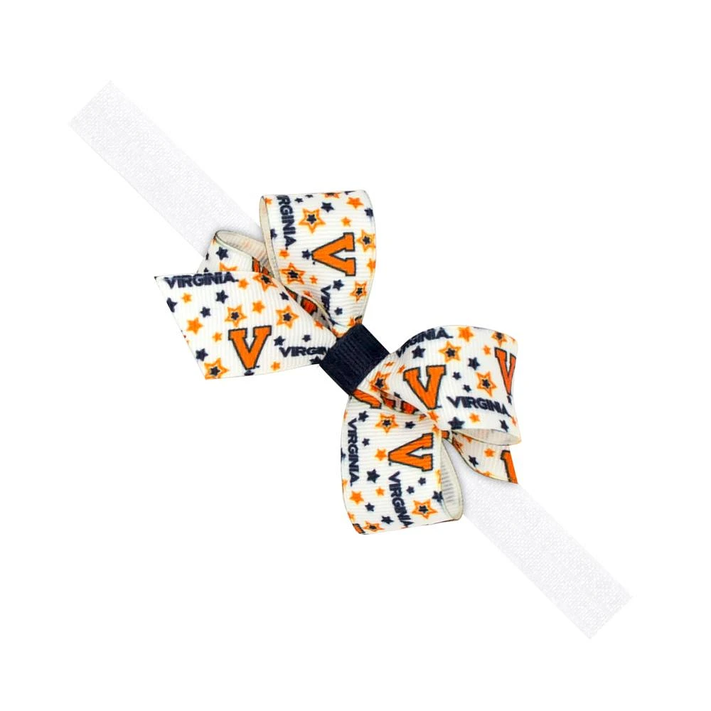 Virginia Weeones Grosgrain Bow on Elastic Band