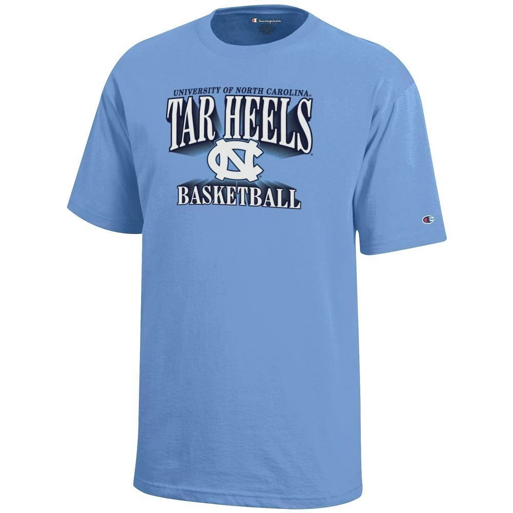 UNC Champion YOUTH Wordmark Logo Basketball Tee