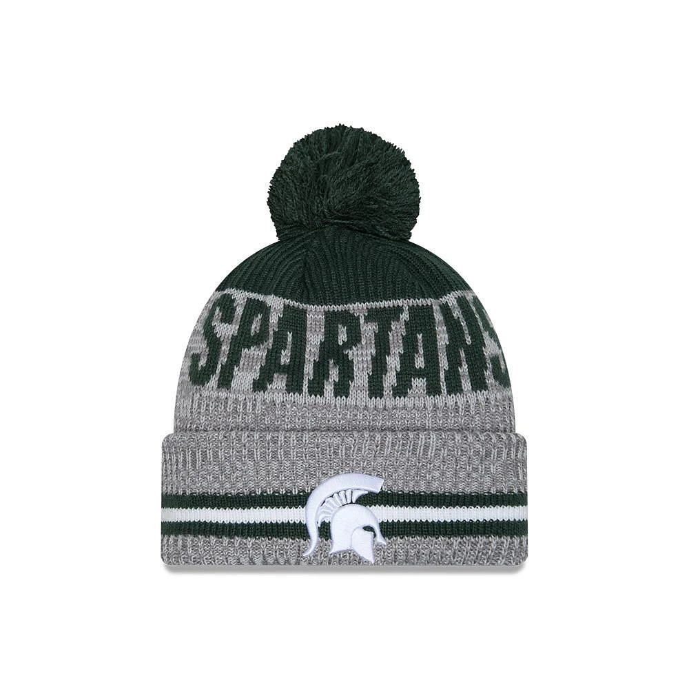 Michigan State New Era YOUTH Runner Pom Knit Beanie