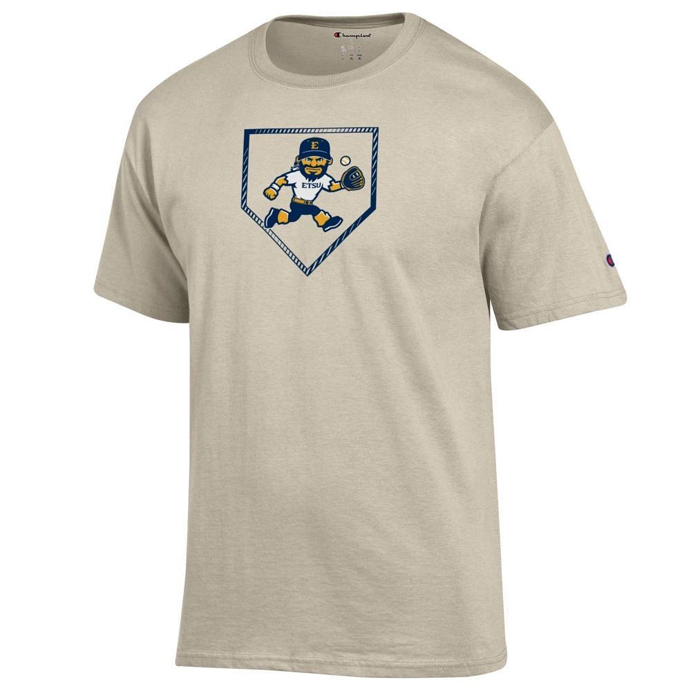 ETSU Champion Baseball Plate Bucky Logo Tee