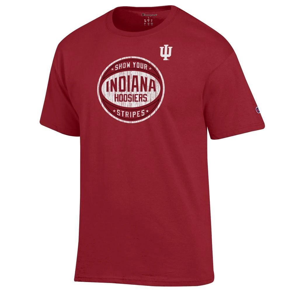 Indiana Basketball Official 2025 Stripe Out Champion Tee