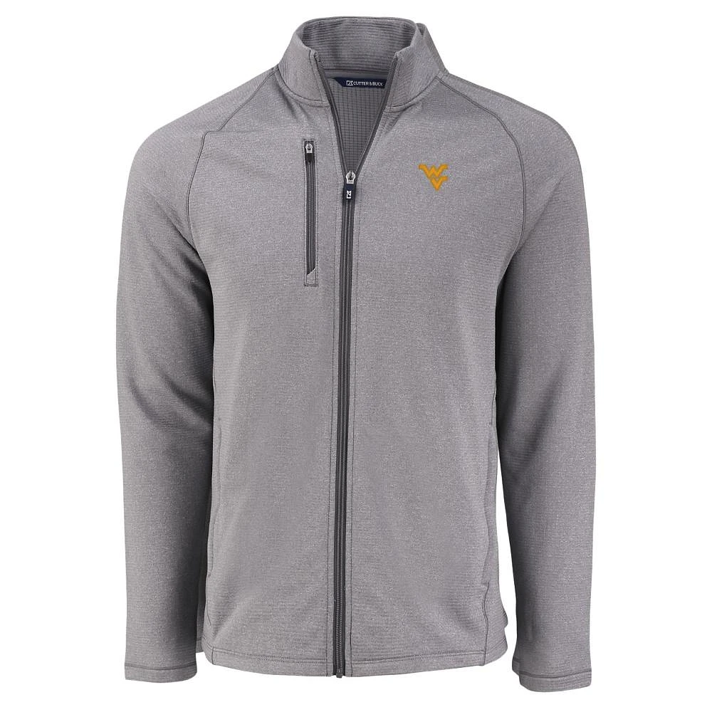 West Virginia Cutter & Buck Peshastin Eco Fleece Full Zip Jacket