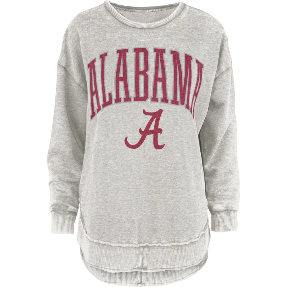 Alabama Pressbox Nelson Melange Poncho Crew