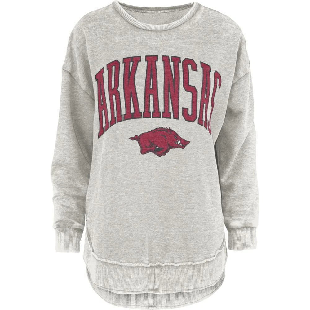 Arkansas Pressbox Nelson Melange Poncho Crew