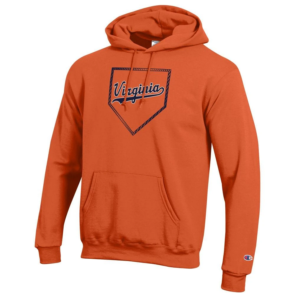 Virginia Champion Baseball Plate Logo Hoodie