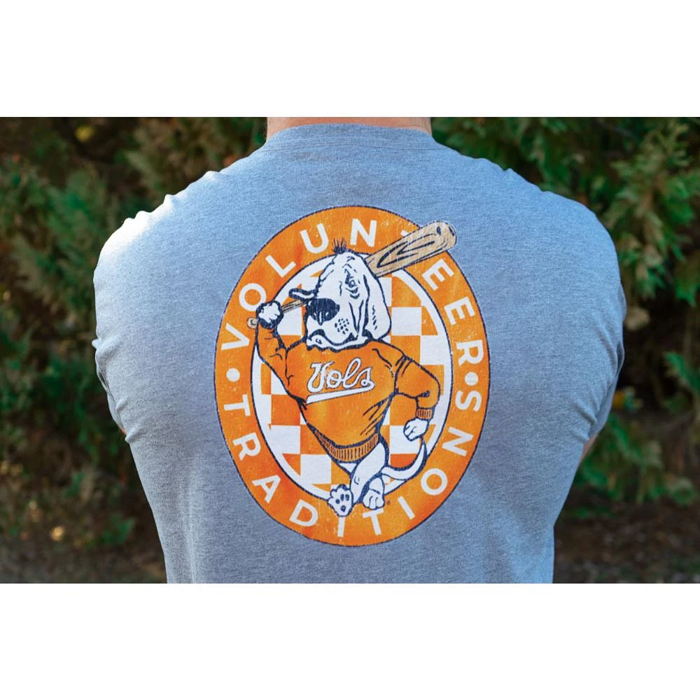 Tennessee Volunteer Traditions Baseball Smokey Pocket Tee