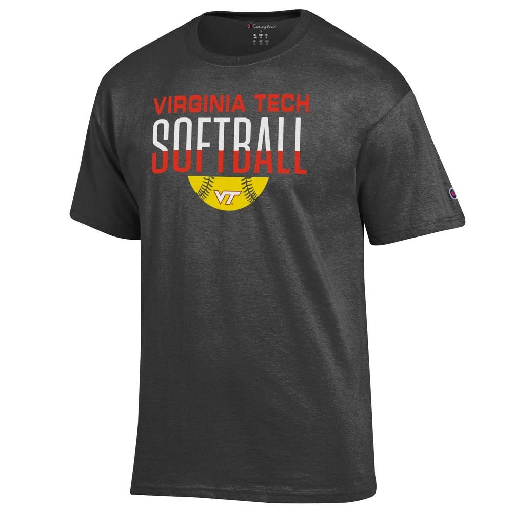 Virginia Tech Champion Women's Split Color Softball Tee
