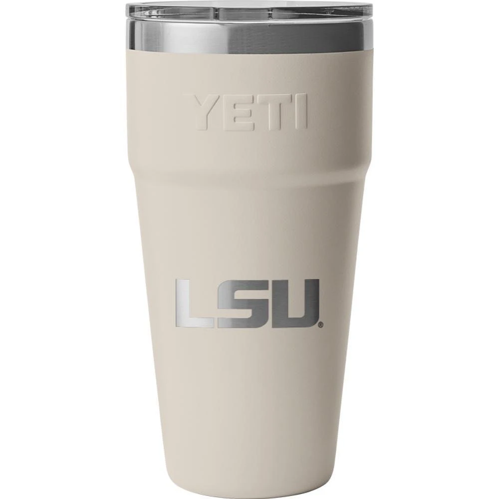LSU Yeti 30 Oz Rambler Stackable Cup