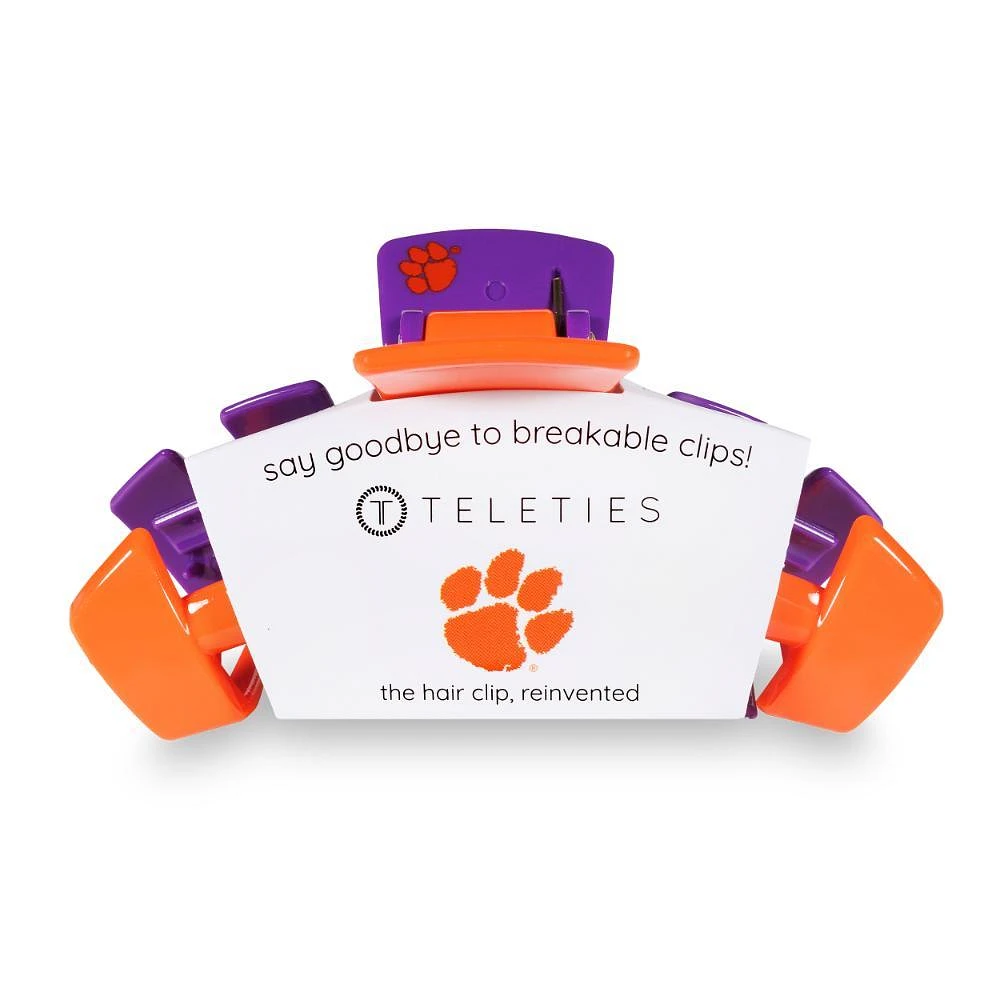 Clemson Teleties Large Claw Hair Clip