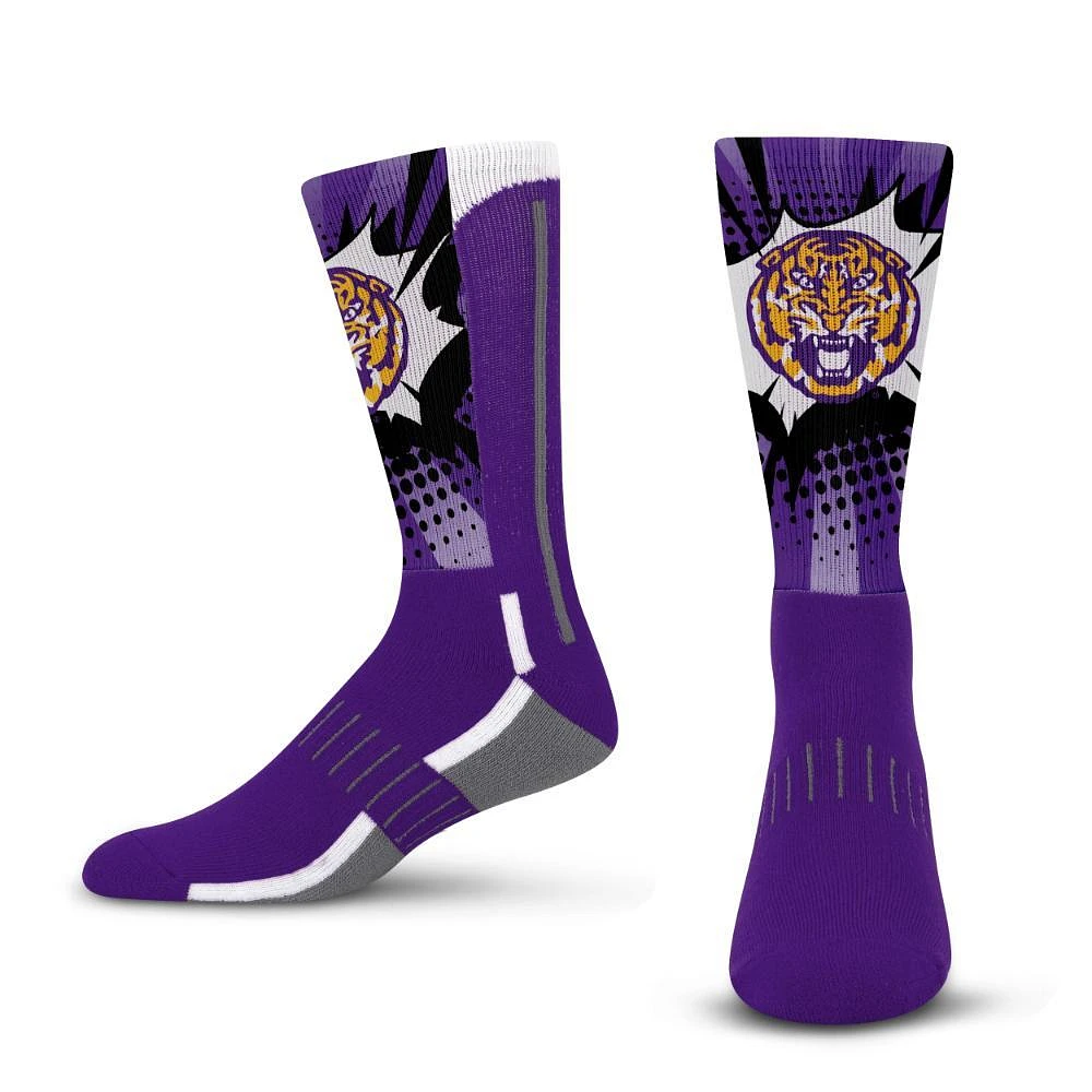 LSU Comic Inspired Socks
