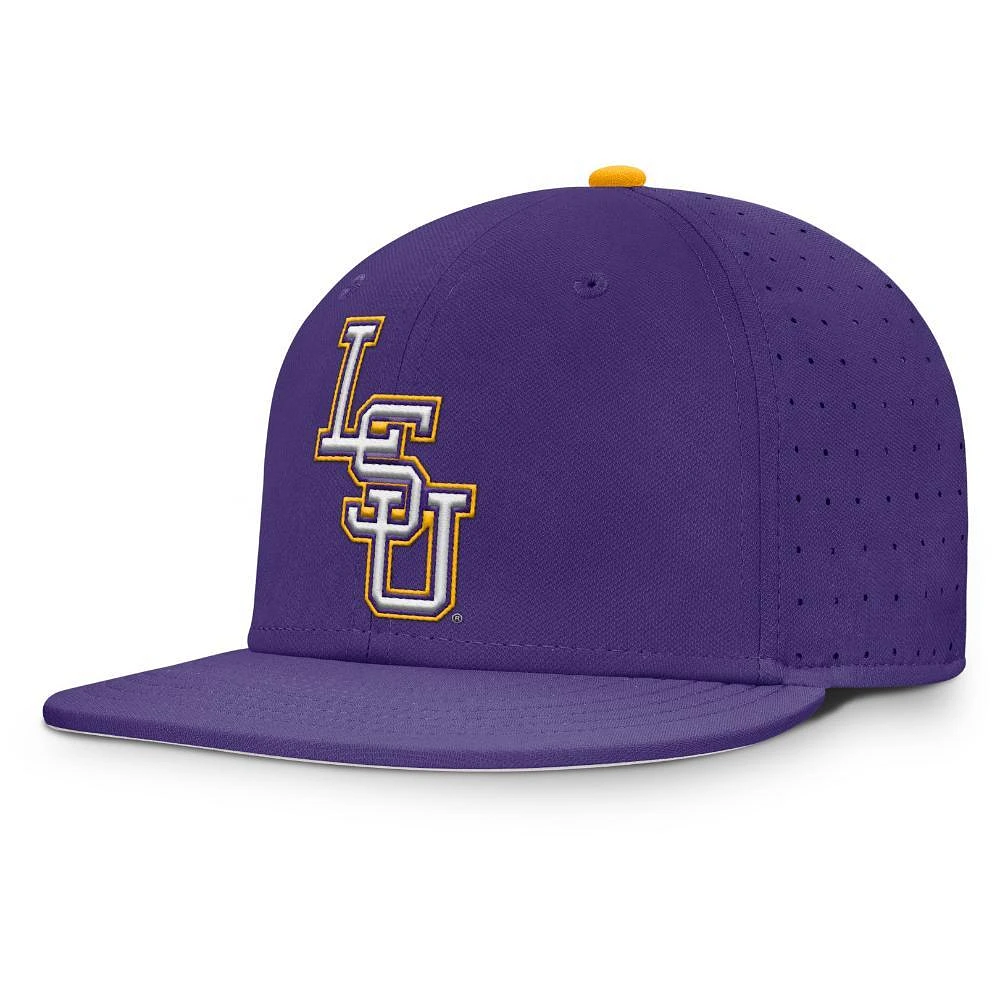 LSU Nike Dri Fit True Structured Aero Bill Baseball Hat