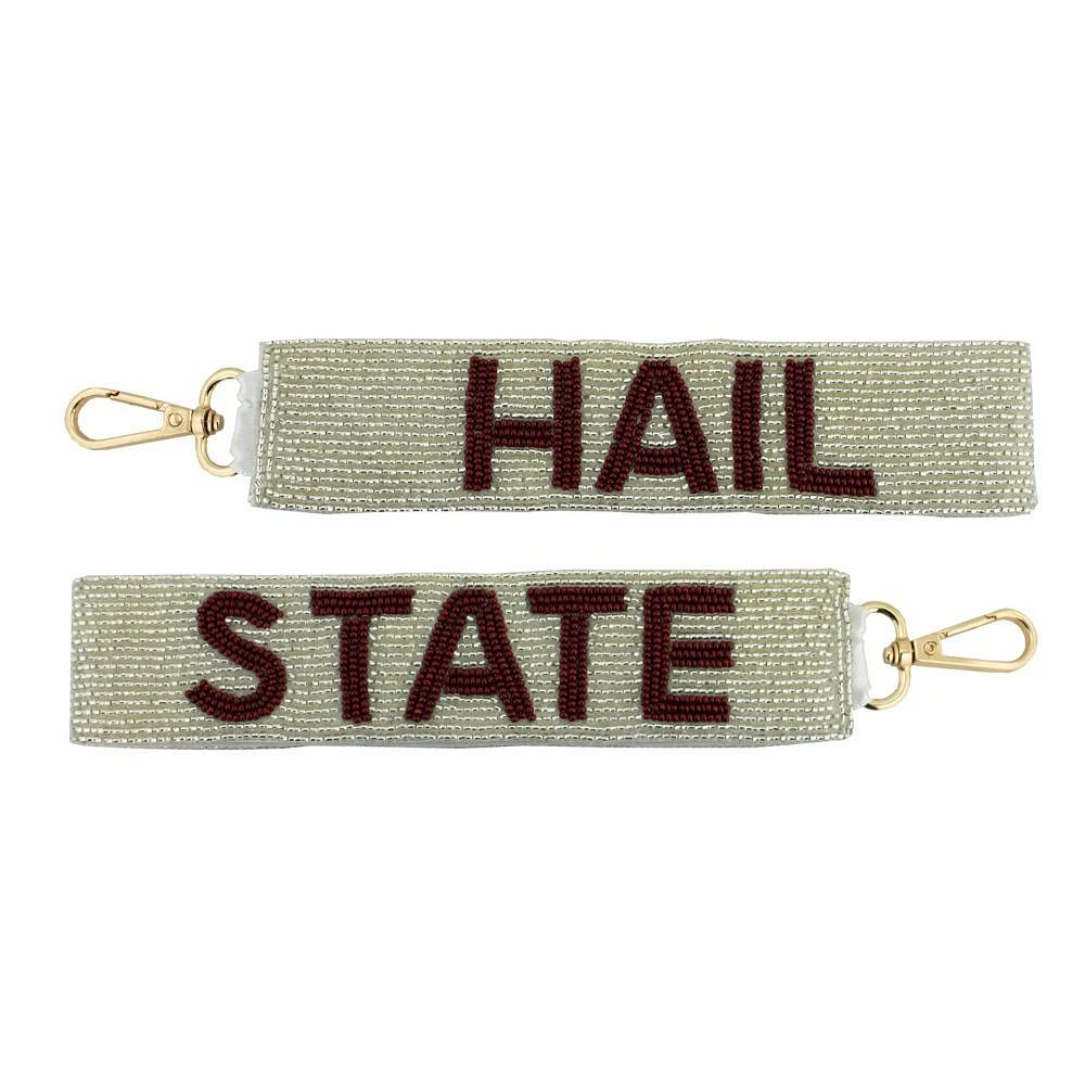 Mississippi State Capri Designs Beaded Keystrap