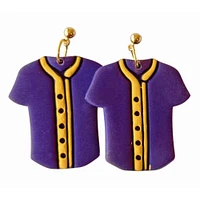 and Sweet Tree Jewelry Baseball Jersey Earrings