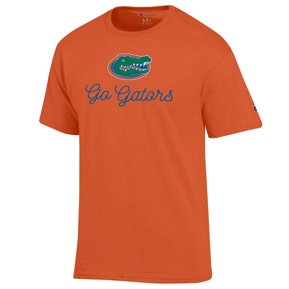 Florida Champion Logo Over Script Tee