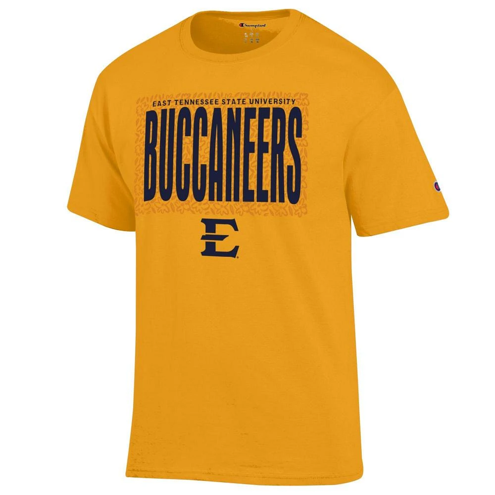 ETSU Champion Rectangle Over Print with Logo Tee