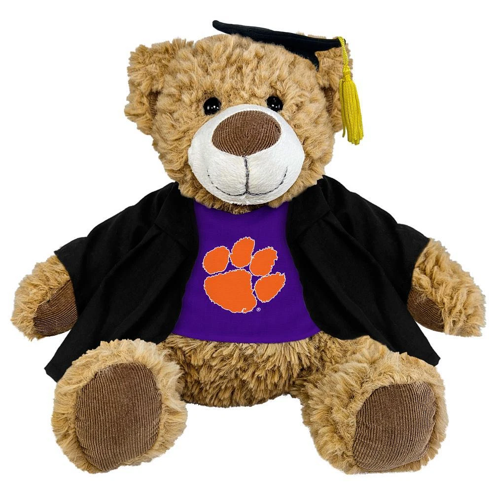 Clemson 8.5 Inch Abby Graduation Plush Bear
