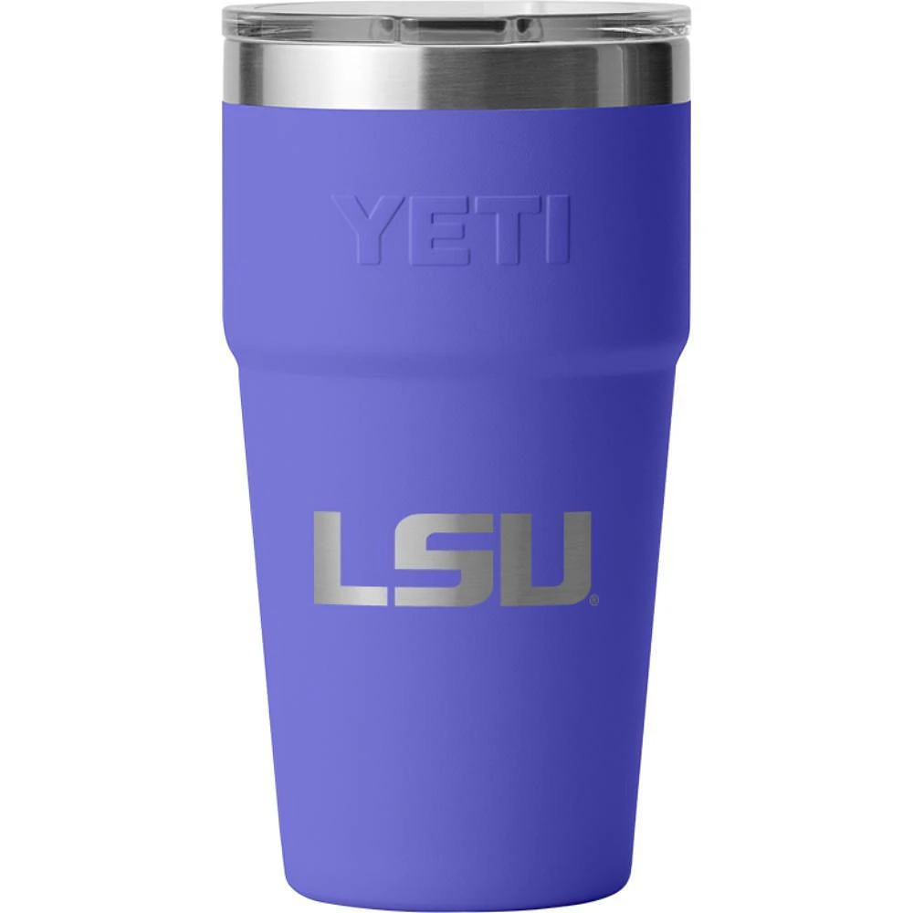 LSU Yeti 20 Oz Rambler Stackable Cup