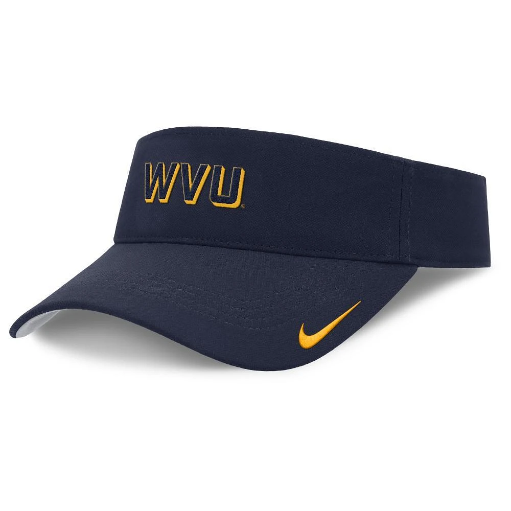 West Virginia Nike Ace Practice Visor