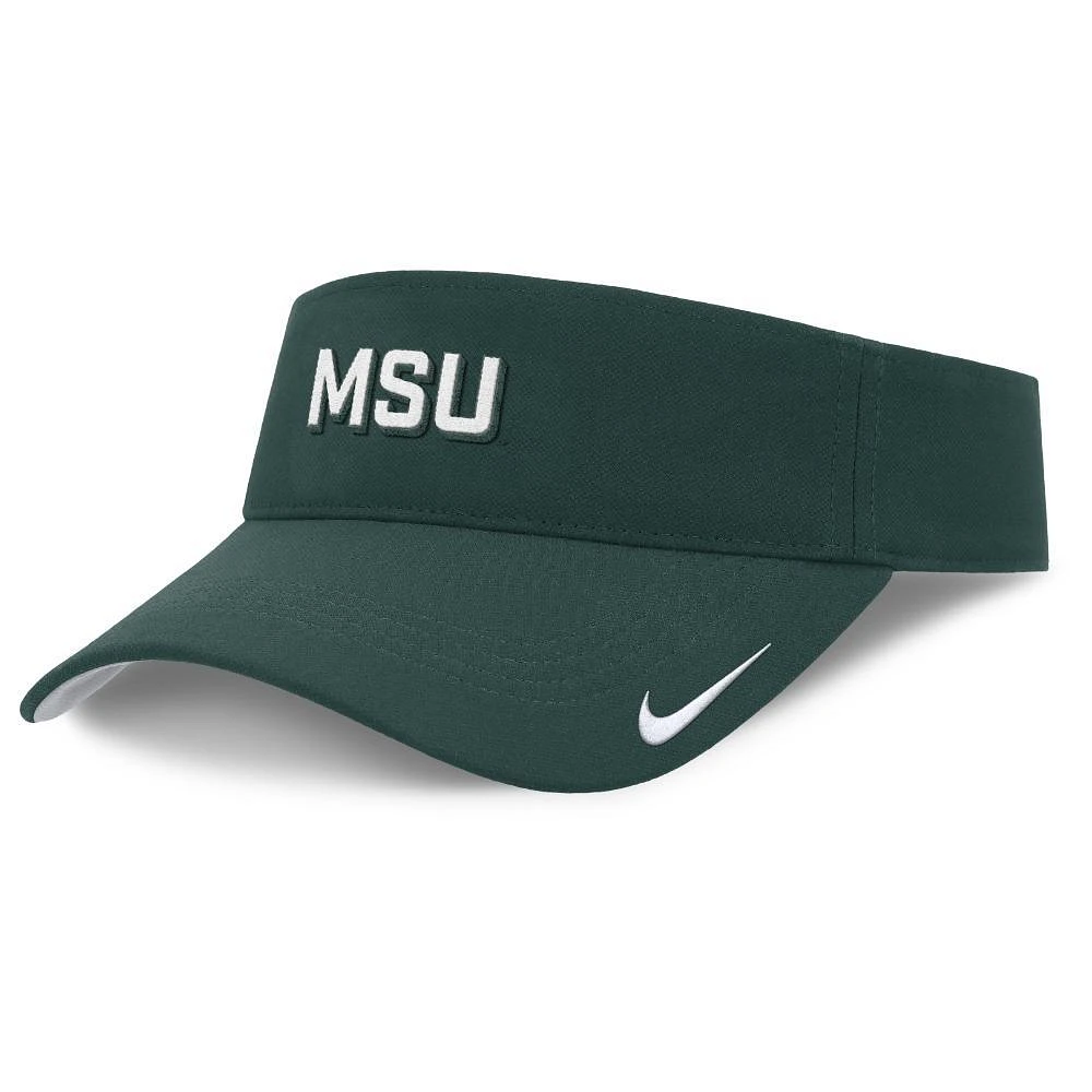 Michigan State Nike Ace Practice Visor