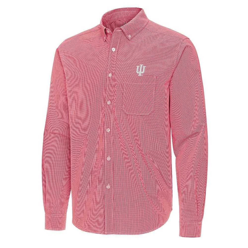 Indiana Antigua Porter Micro Check Woven Shirt