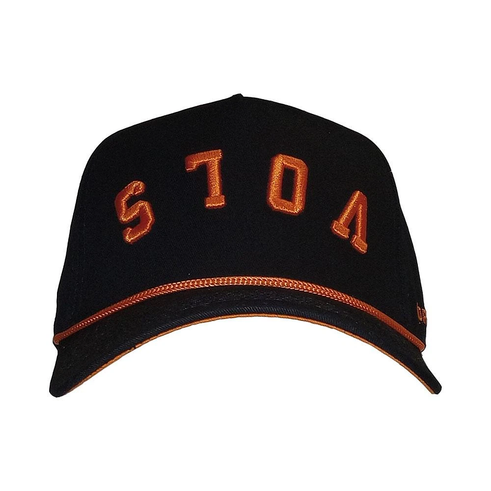 Tennessee No Rivals Upside Down Rally Structured Cap - Black with Orange Under Brim