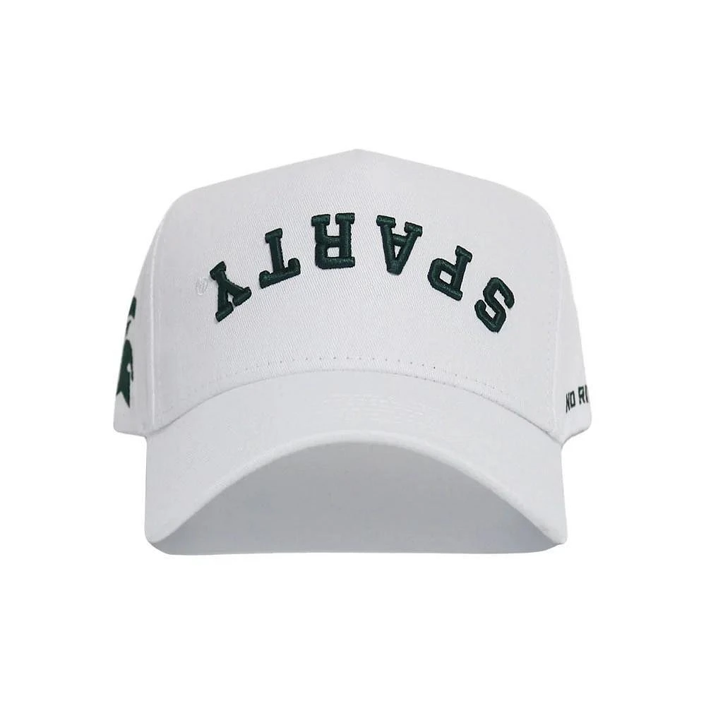Michigan State No Rivals Upside Down Sparty Structured Cap