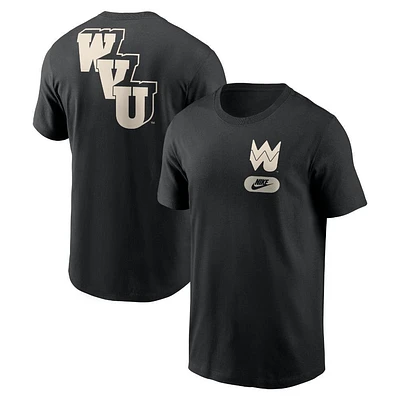 West Virginia Nike Legacy Bar Loading Cotton Tee