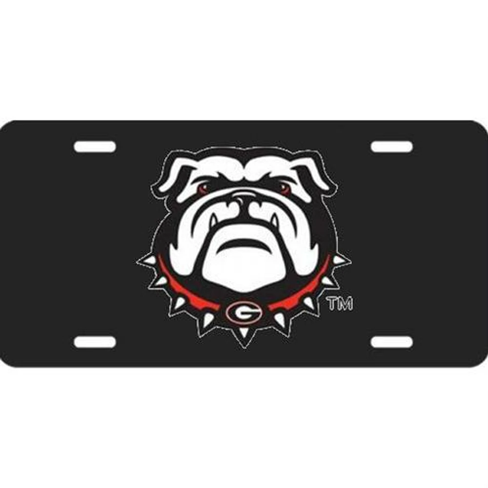 Georgia Bulldog Logo License Plate