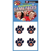 Auburn Paw Waterless Face Tattoos