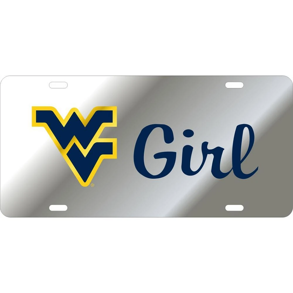 West Virginia Logo Girl License Plate