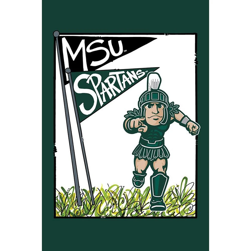 Michigan State Spartans Garden Flag