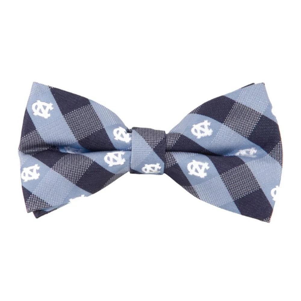 UNC Eagles Wings Check Pattern Bow Tie