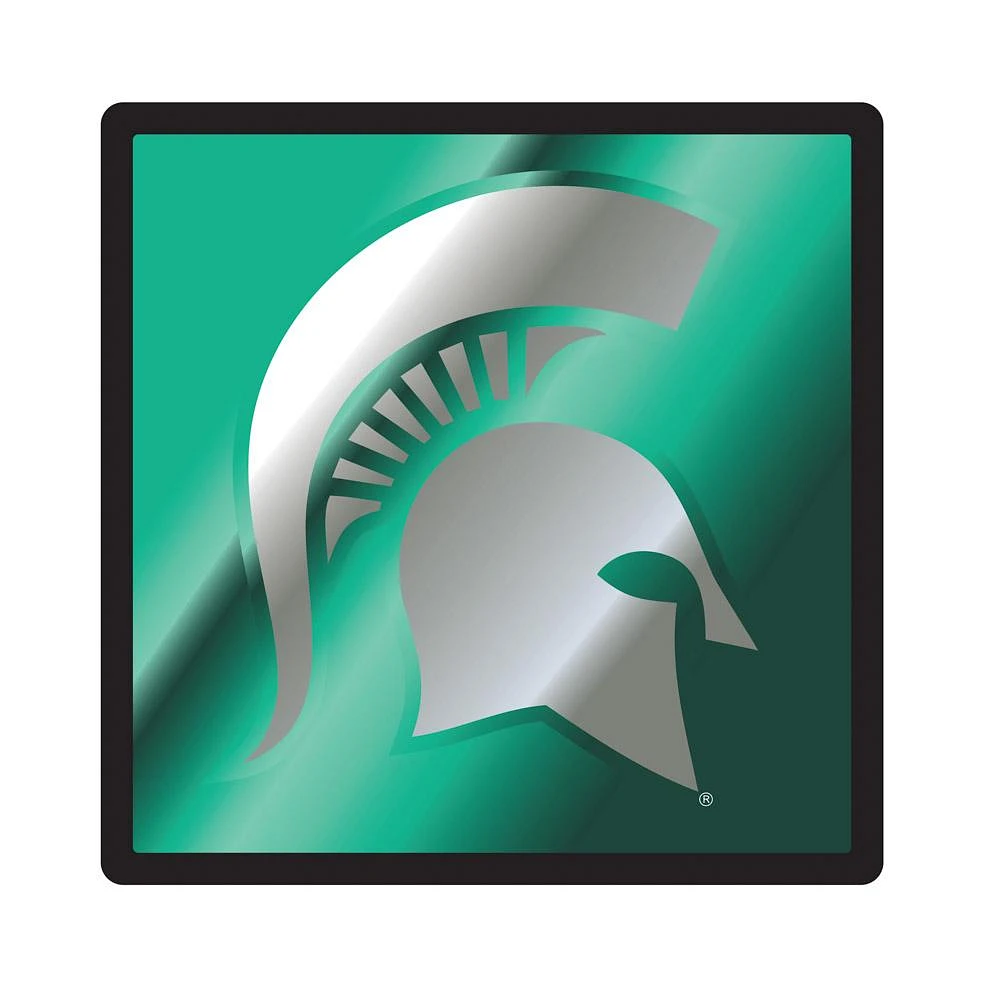 Michigan State Square Domed Mirror Hitch Cover