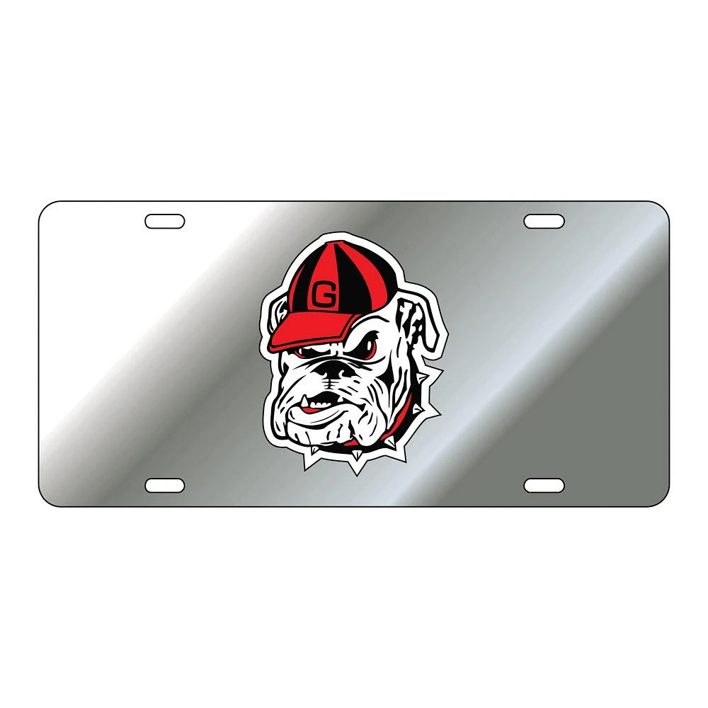 Georgia Reflective Bulldog License Plate