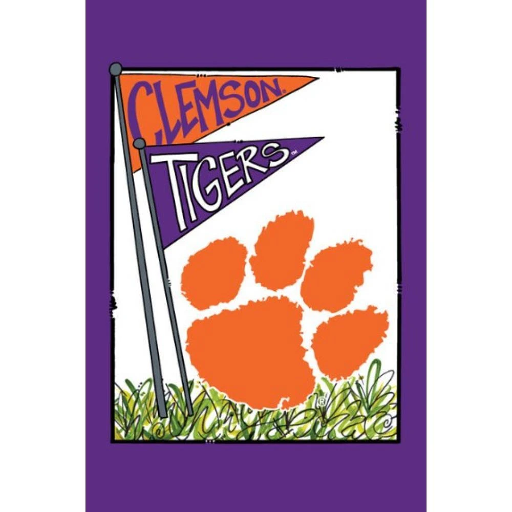 Clemson Magnolia Lane Garden Flag